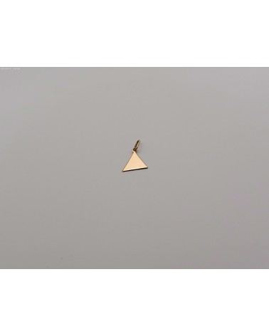 pendentif  triangle demi pouce en or 4