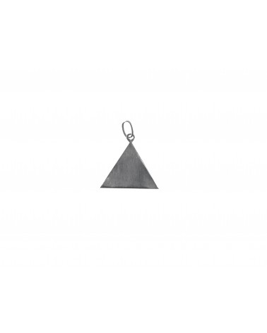 pendentif triangle demi pouce en argent 2