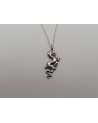 Pendentif dragon en argent
