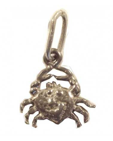 pendentif crabe argent