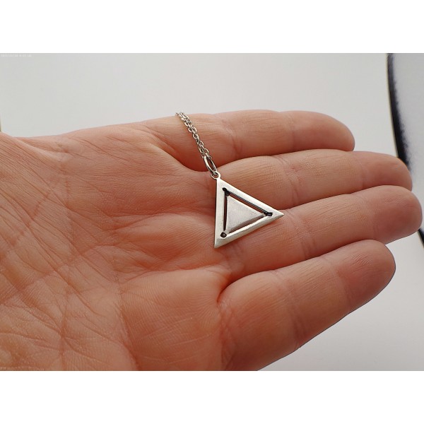 bijoux maçonnique triangle argent