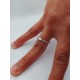 Bague maçonnique Ouroboros en argent