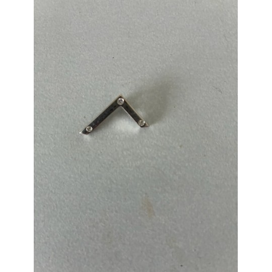 Pendentif équerre en or