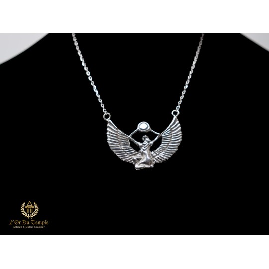 Collier isis en argent