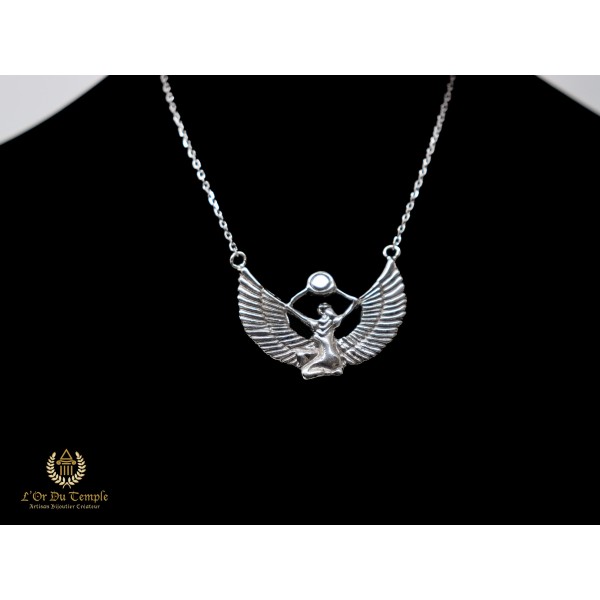 Collier isis en argent