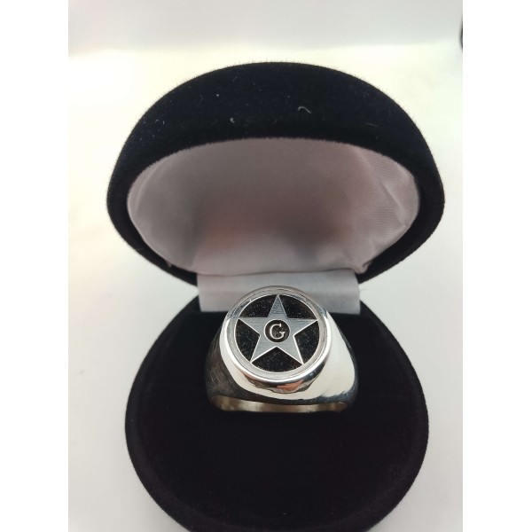 Chevalière homme maçonnique