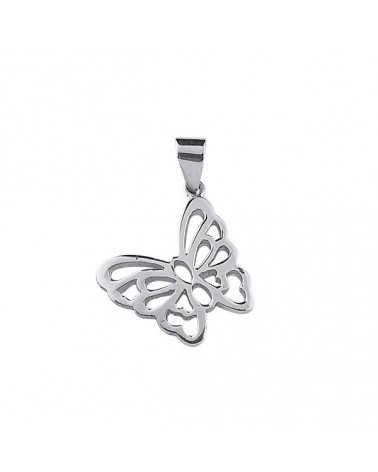 Pendentif papillon en argent ,bijou original