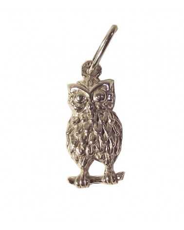 bijou hibou en argent