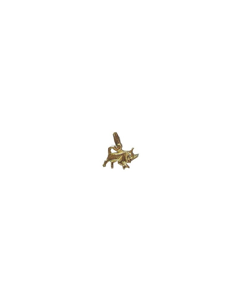 Pendentif taureau or