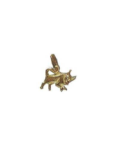 Pendentif taureau or