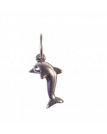 Pendentif dauphin en argent