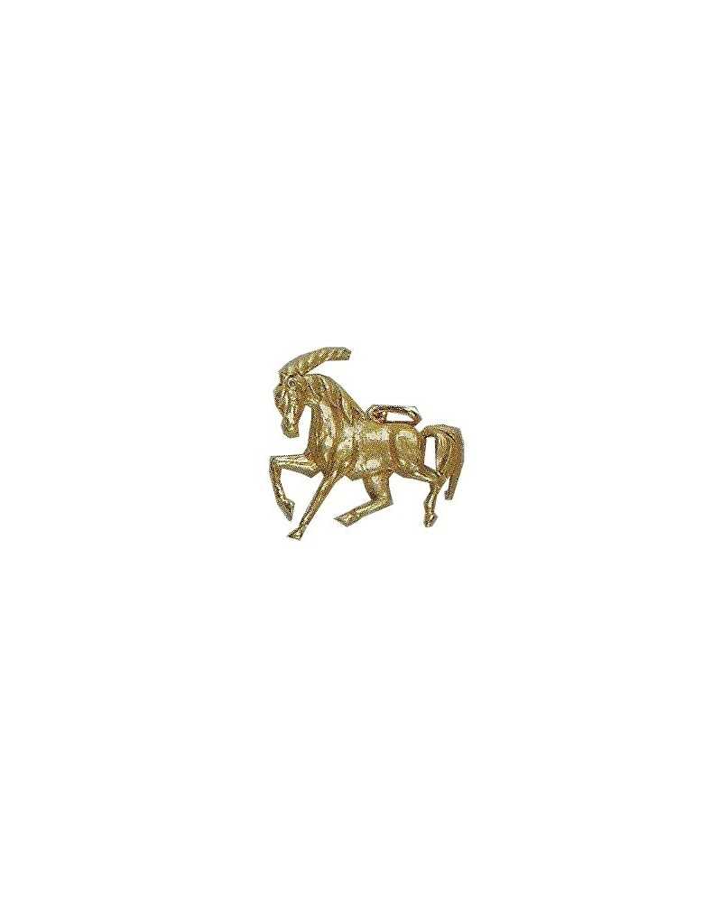 Pendentif licorne or