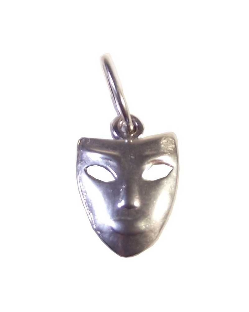 Pendentif masque vénitien argent