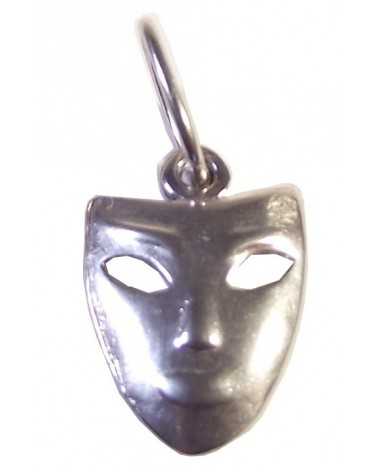 Pendentif masque vénitien argent