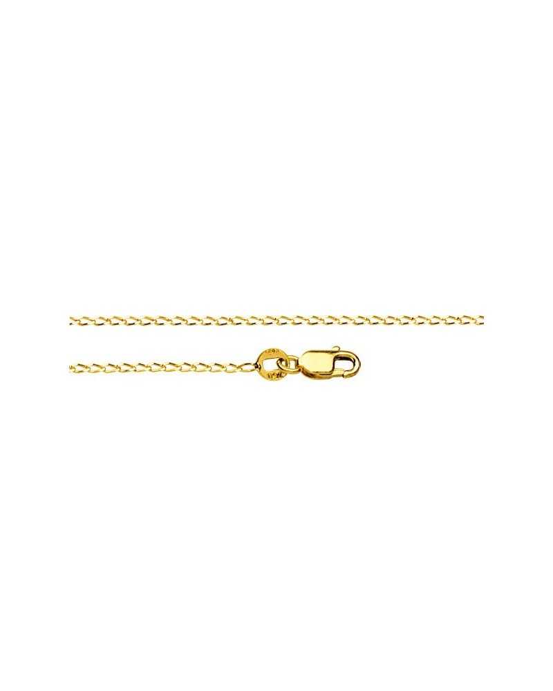 Chaine de cou maille cheval en or