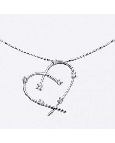 collier coeur oxyde