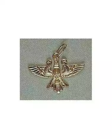 Pendentif aigle maya en or