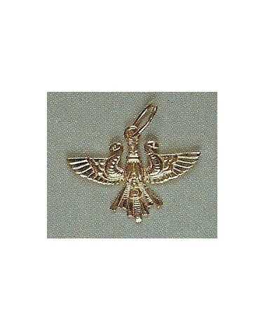 Pendentif aigle maya en or