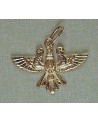 Pendentif aigle maya en or