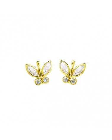 boucle d'oreille papillon