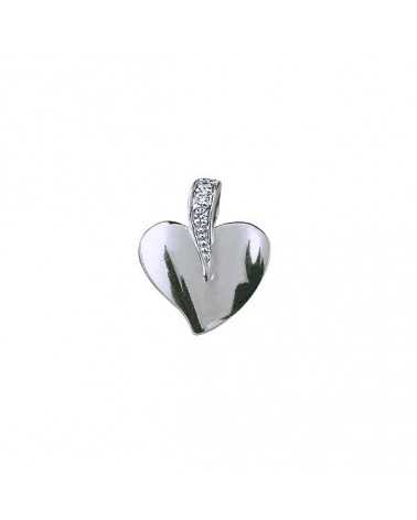 pendentif coeur oxyde