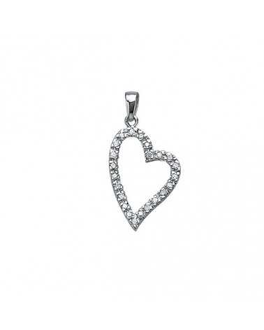 pendentif coeur oxyde