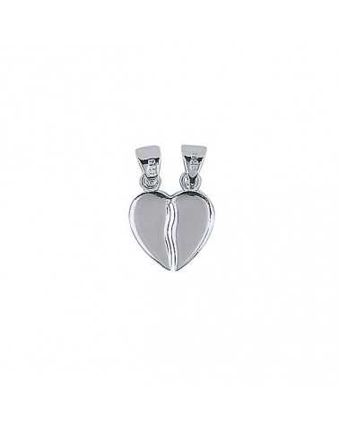 pendentif coeur secable