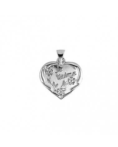 pendentif coeur je t'aime