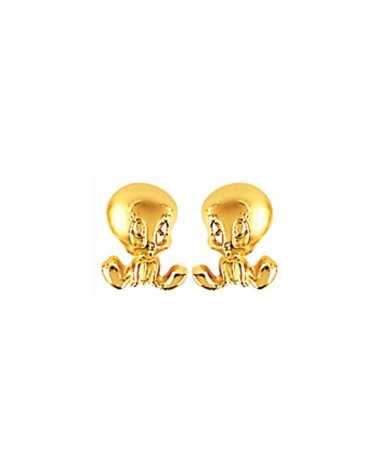 boucles d'oreilles titi or