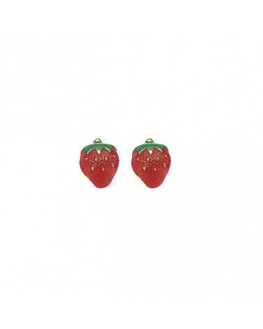 boucle d'oreille fraise