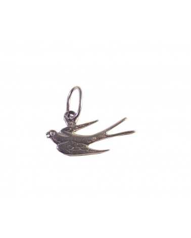 Pendentif argent hirondelle