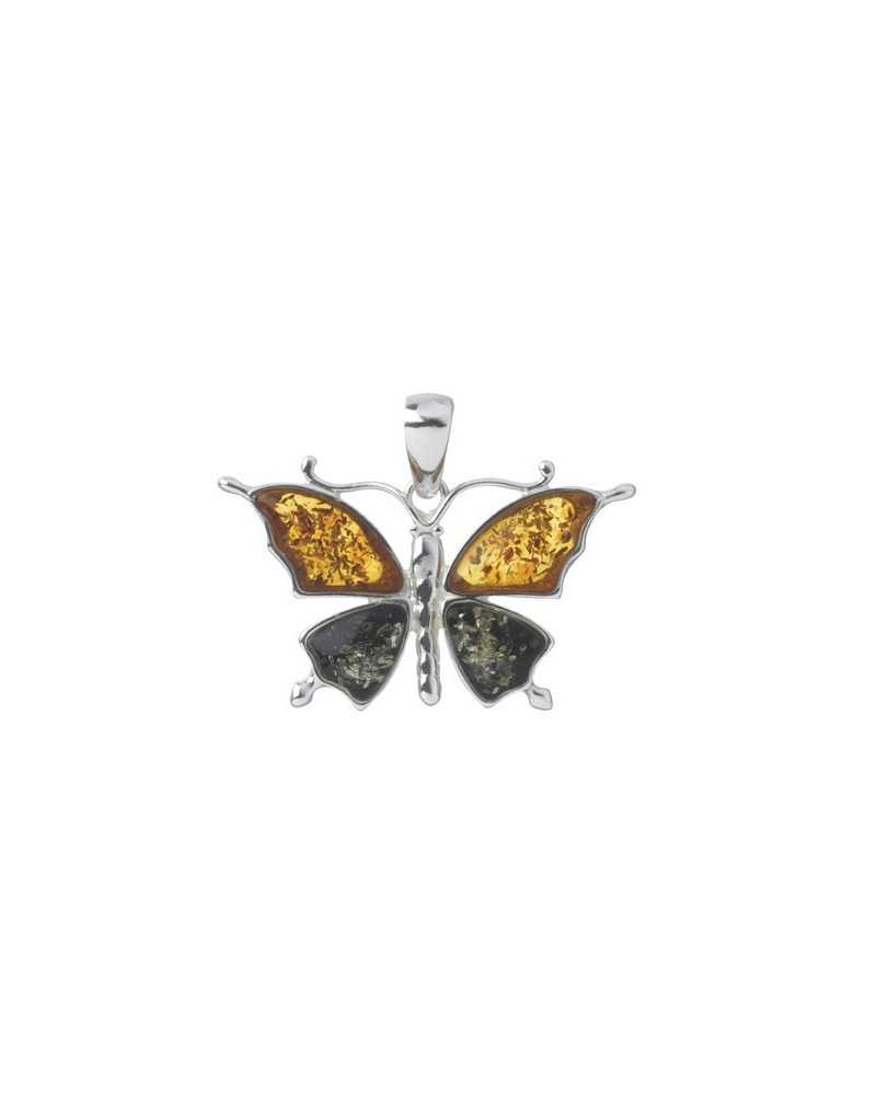 bijou ambre et argent