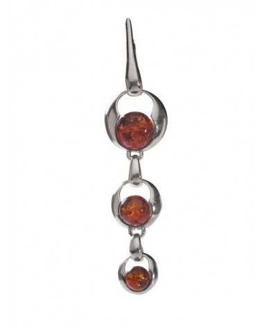 Pendentif Ambre Argent