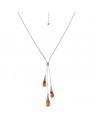 Collier Ambre Argent