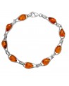 Bracelet Ambre Argent 925/1000