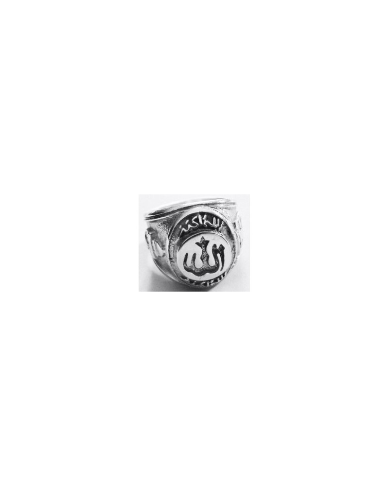 chevalière orientale en argent