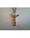 Pendentif christ  ajouré en argent