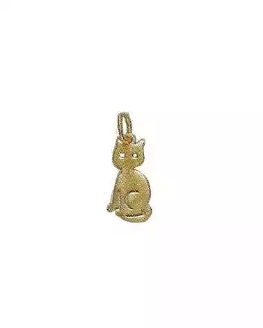 Pendentif chat en or