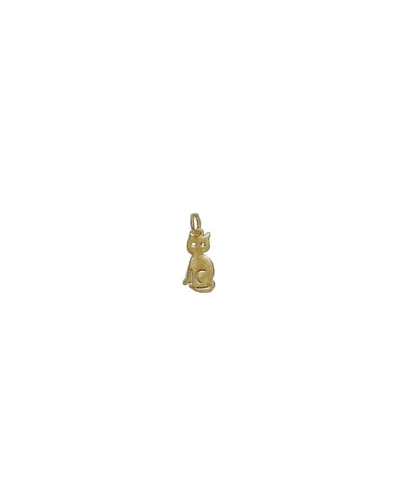 Pendentif chat en or