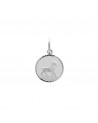 médaille zodiaque lion argent