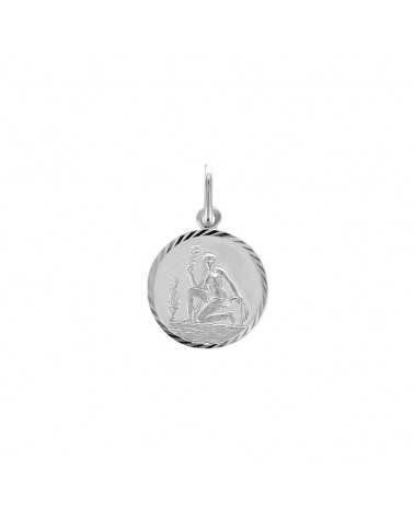 Médaille zodiaque vierge argent