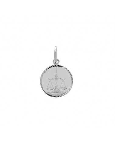 Médaille zodiaque balance argent