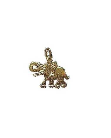 Pendentif élephant en or