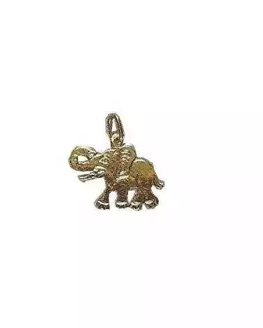 Pendentif élephant en or