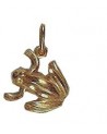 Pendentif grenouille en or