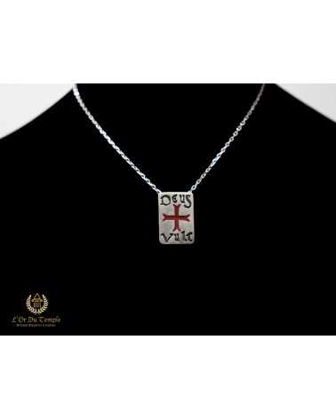 Pendentif Deus Vult en argent