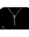 Pendentif épée en argent et Ambre