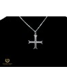 Pendentif croix templière en argent