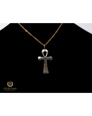 Pendentif croix Ankh or