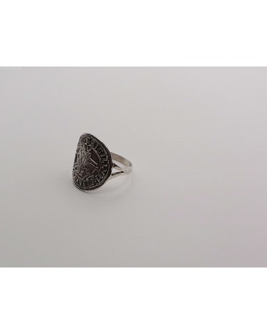 Bague Templière Artisanale en argent